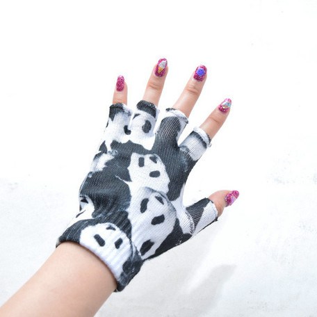 ACDC RAG Panda Fingerless Gloves: ACDC RAG - Tokyo Otaku Mode (TOM)