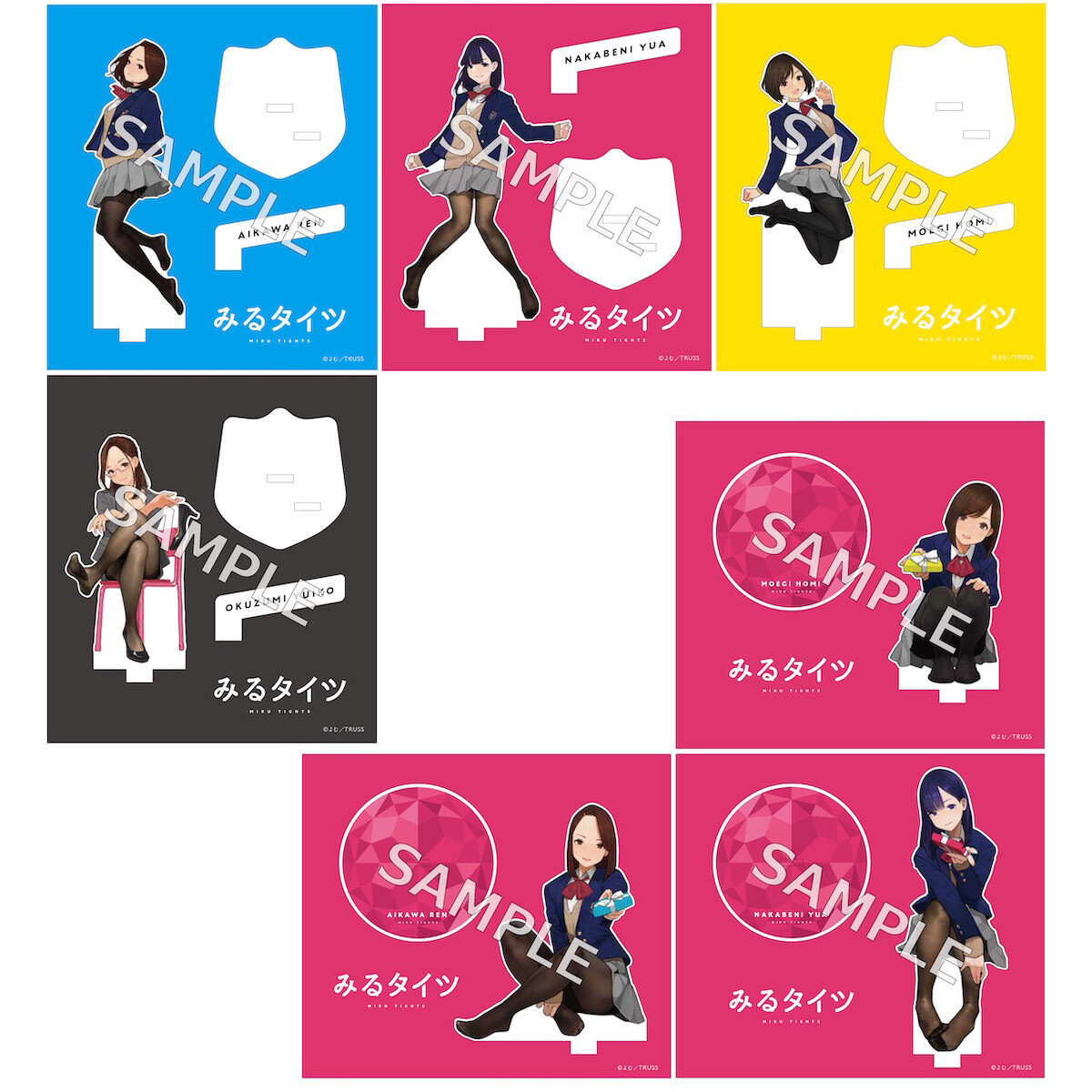 Miru Tights Acrylic Stand Collection: Yom - Tokyo Otaku Mode (TOM)