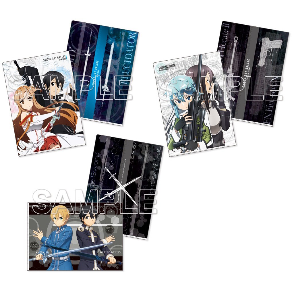 Sword Art Online Weapons Clear File Set: KADOKAWA - Tokyo Otaku