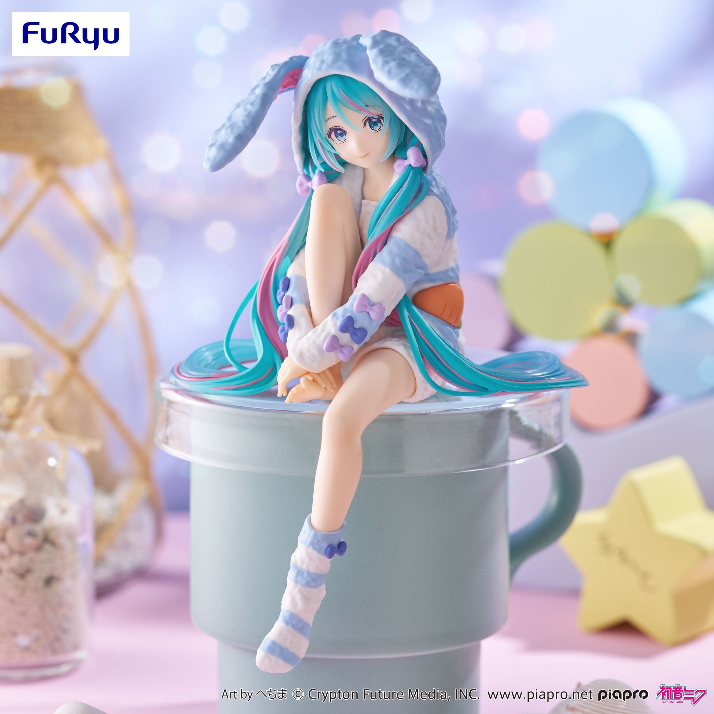 Miku Hood Module Hatsune Miku: Rabbit Ear Hood Pajama Blue Color Ver. Noodle Stopper ...