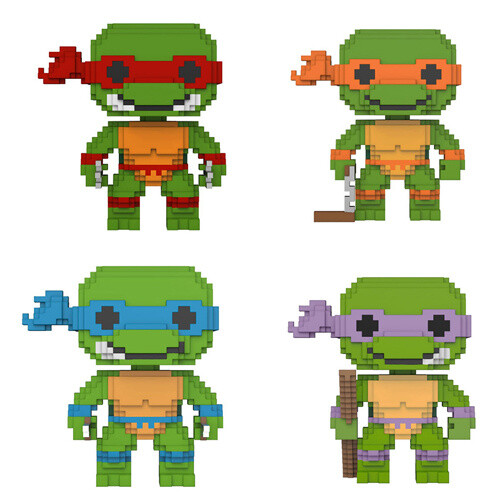 8 Bit Pop Teenage Mutant Ninja Turtles Complete Set Funko Tokyo Otaku Mode Tom