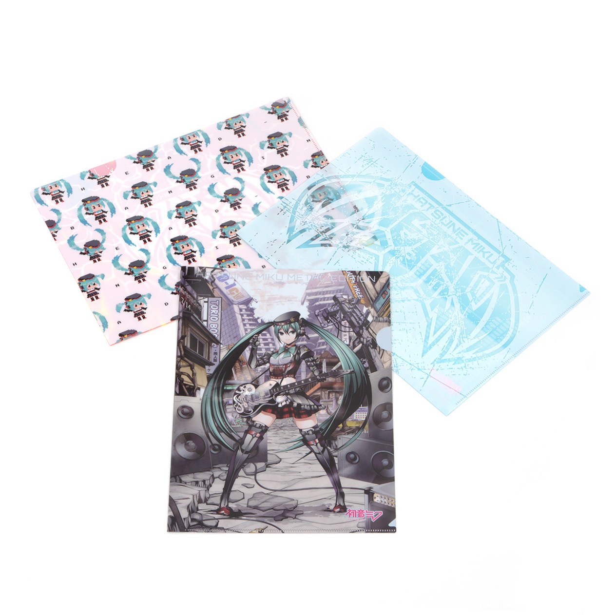 Hatsune Miku Metal Edition Clear File Set - Tokyo Otaku Mode (TOM)
