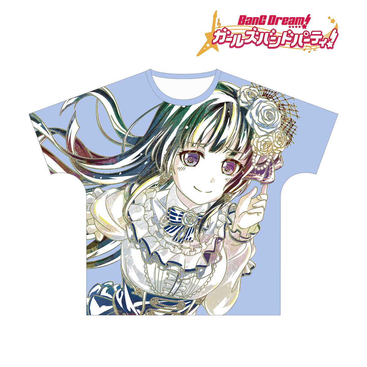 CDJapan : BanG Dream! Girls Band Party! Mashiro Kurata Ani-Art Full Graphic  T-shirt Unisex Vol.3 XL Collectible