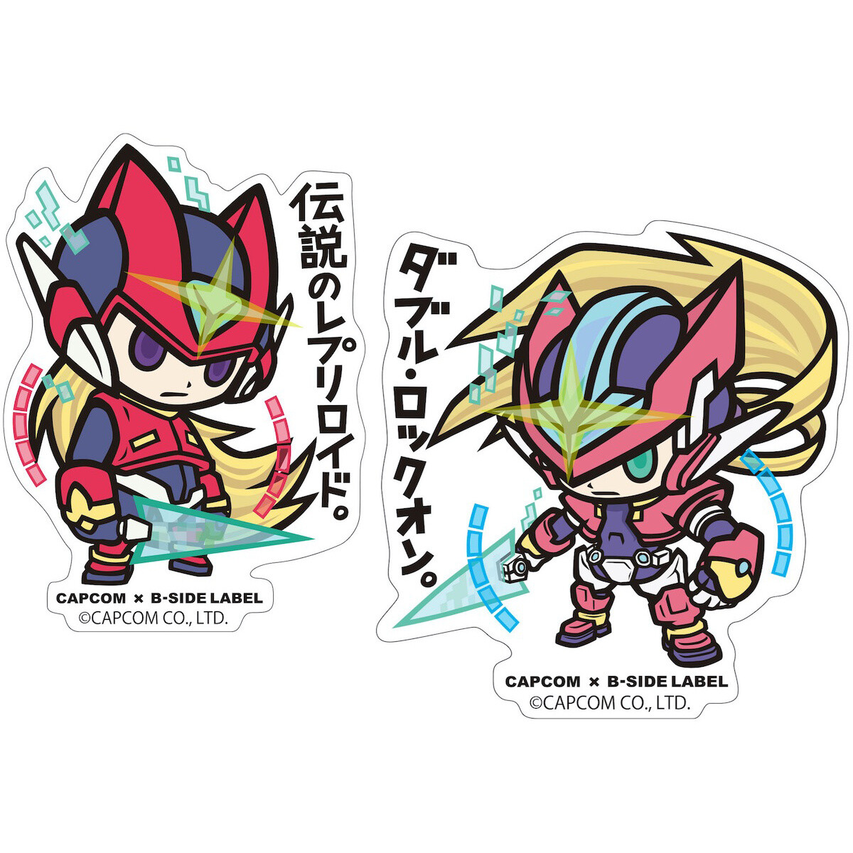 Capcom x B-Side Mega Man Stickers Vol. 4: Capcom - Tokyo Otaku