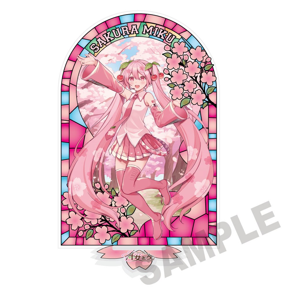 Sakura Miku x Hirosaki Sakura Festival 2026 Stained Glass-Style