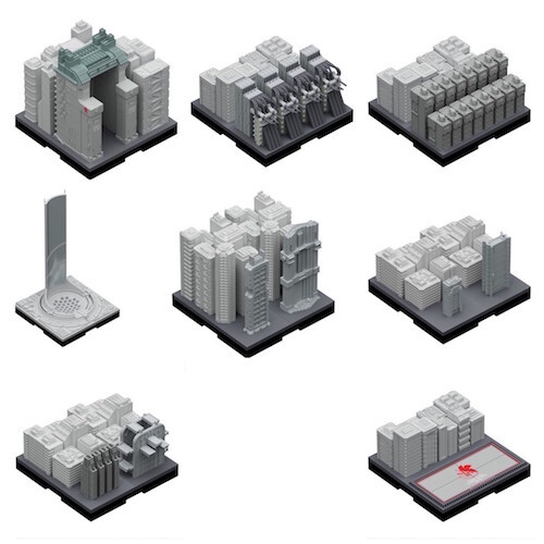 Geocraper 1/2500 Scale [Evangelion] Tokyo-III Scenery - Tokyo
