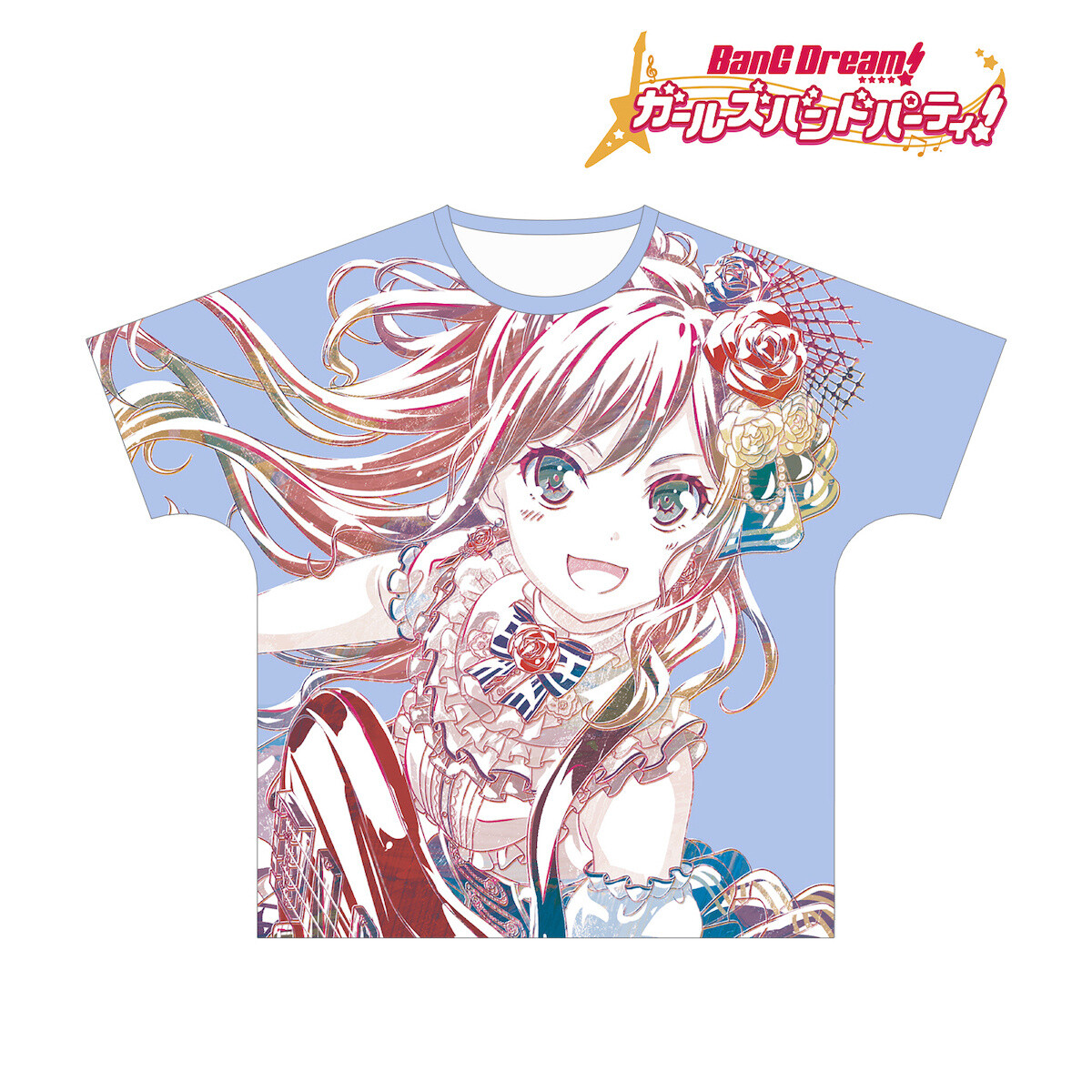 CDJapan : BanG Dream! Girls Band Party! CHU2 Ani-Art Full Graphic T-shirt  Unisex Vol.3 L Collectible