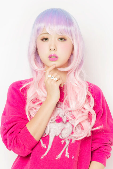 LLL Princess Wave Long Pink Sky Wig - Tokyo Otaku Mode (TOM)