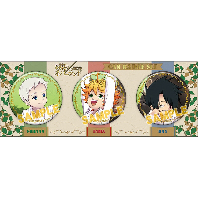 The Promised Neverland Can Badge / Norman Marine (Anime Toy