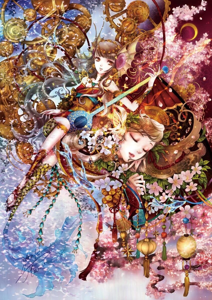 A poster is now available of yuki*Mami’s artwork titled “A Dream or a Reali...