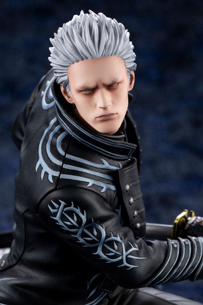 Vergil from devil may cry 5 by the eiffel tower