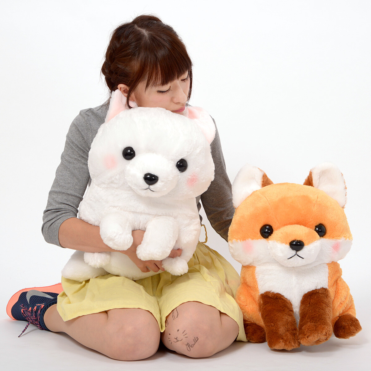 huge fox plush