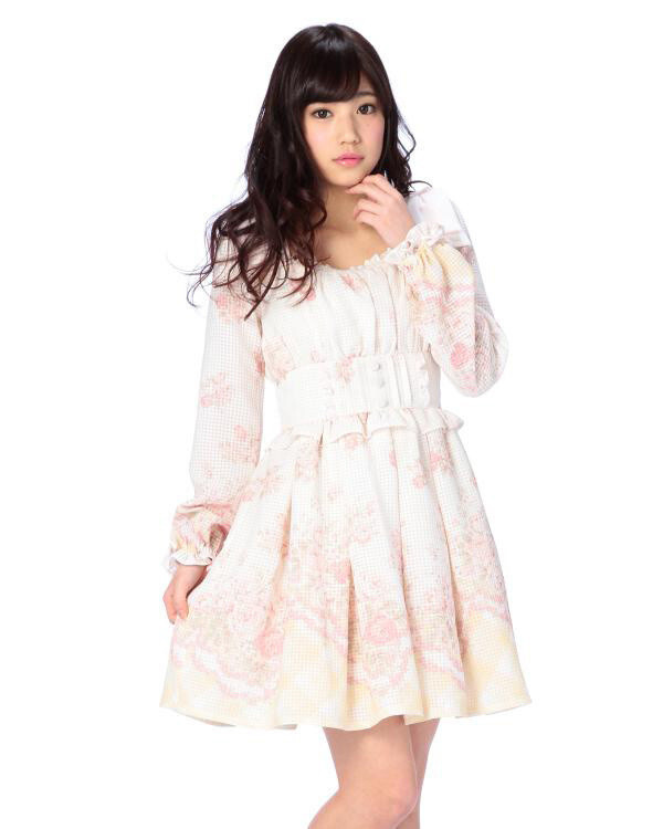 LIZ LISA Floral Panel One Piece Dress