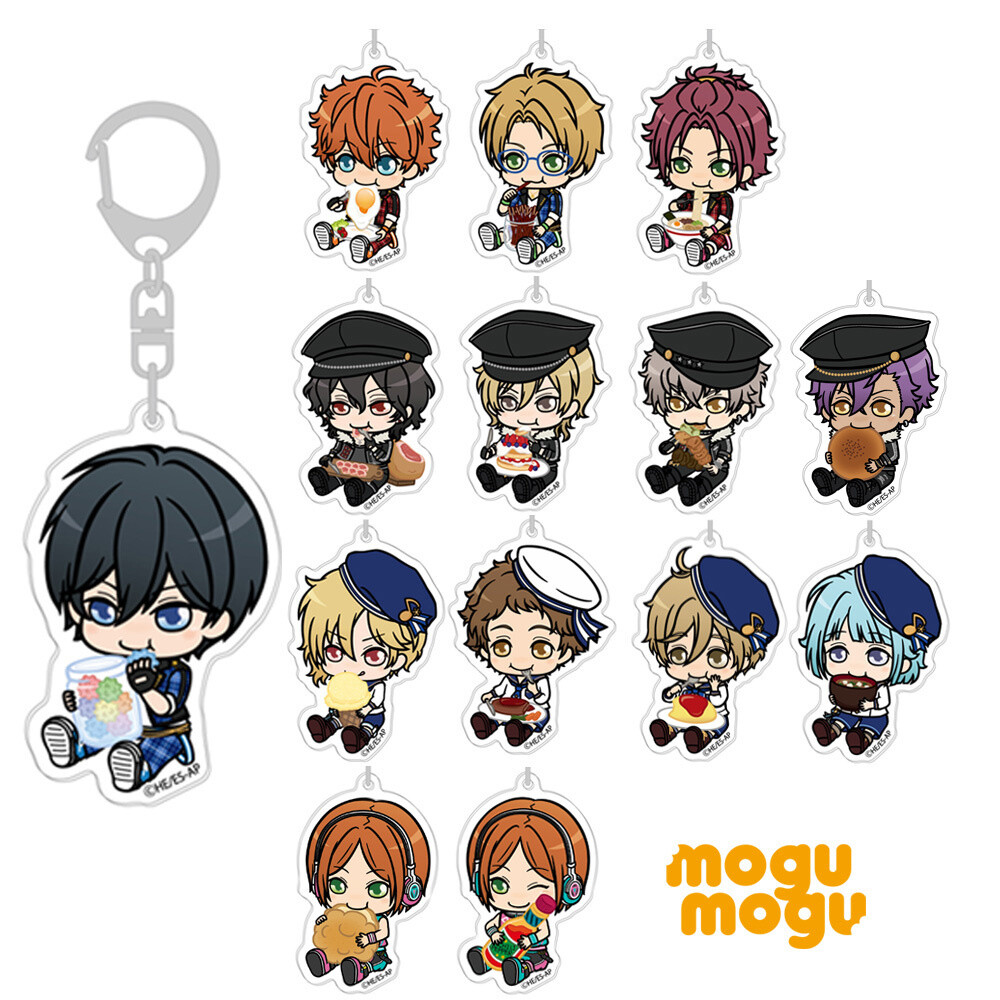 Natsusa Yunoki' Acrylic key holder collection with number24 stand