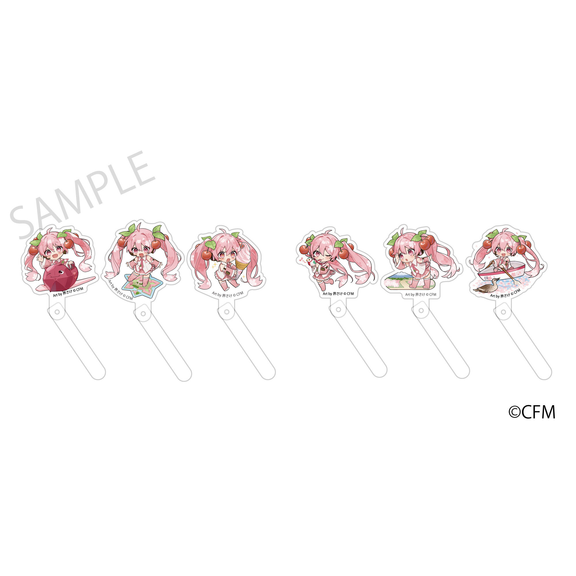 Sakura Miku x Hirohako 2024 Acrylic Prop and Stand: KADOKAWA