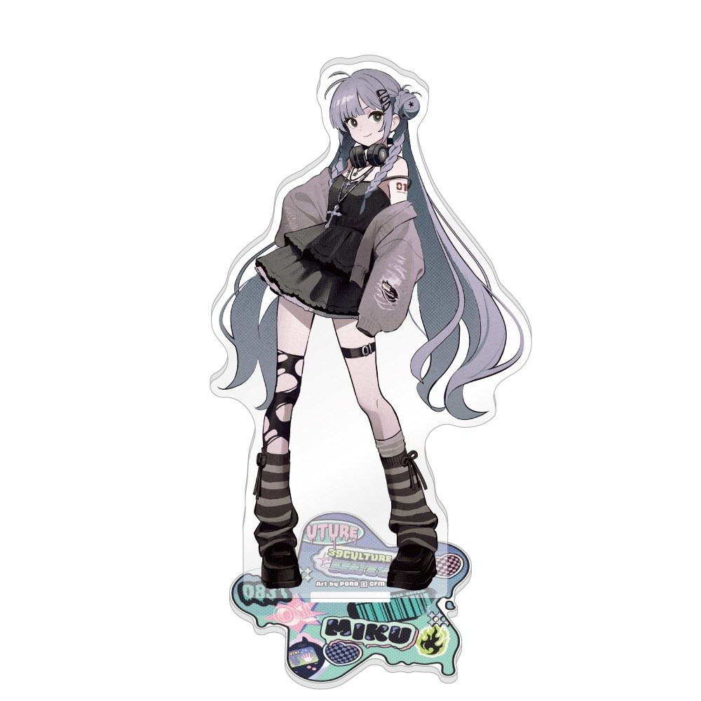 39Culture 2025 Retro Acrylic Stand Hatsune Miku - Tokyo Otaku Mode