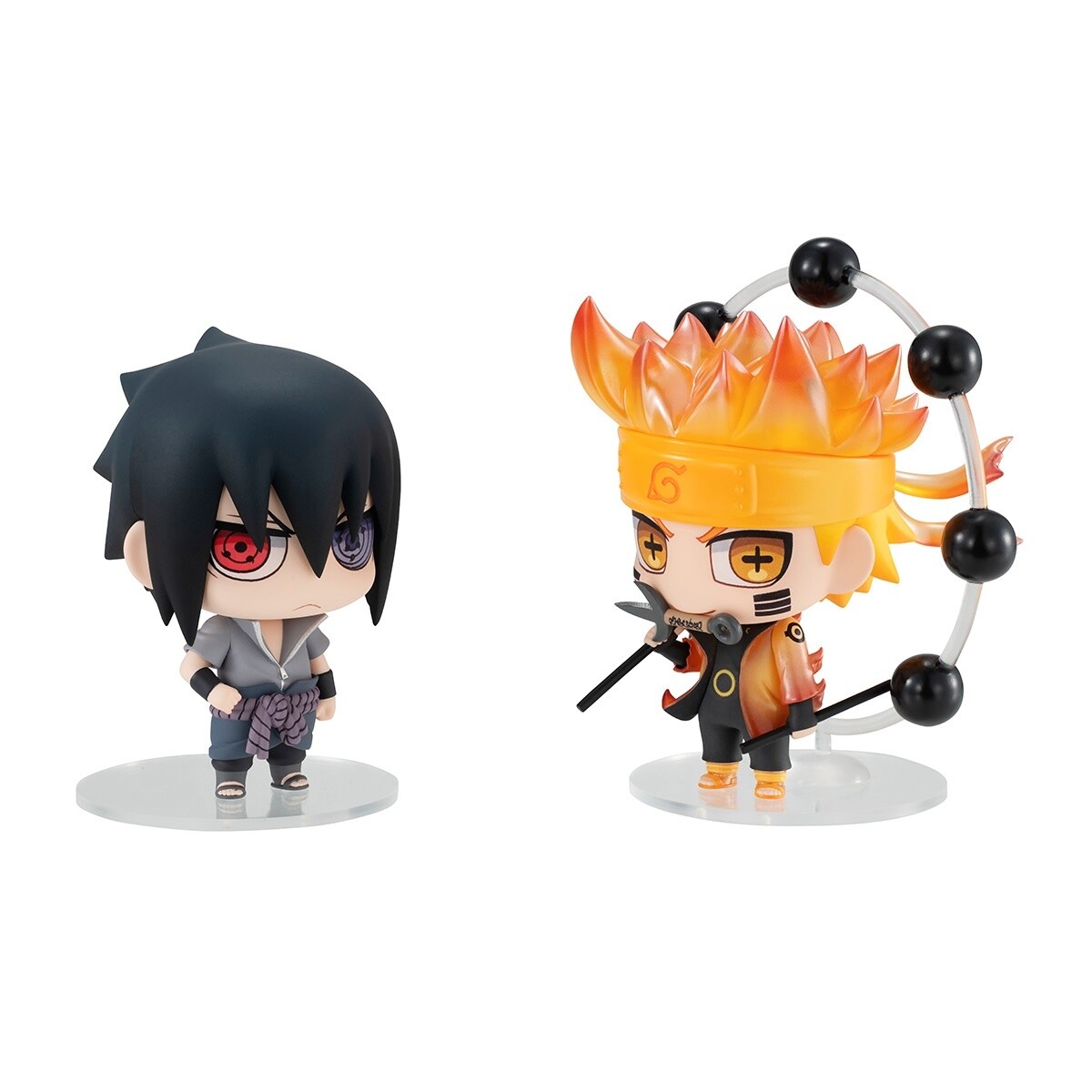 Chimi Mega Buddy Naruto Sasuke Figure Set Megahouse Tokyo Otaku Mode Tom