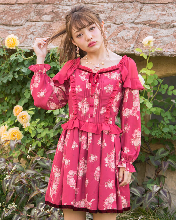 LIZ LISA Bouquet Hearts Dress: LIZ LISA - Tokyo Otaku Mode (TOM)