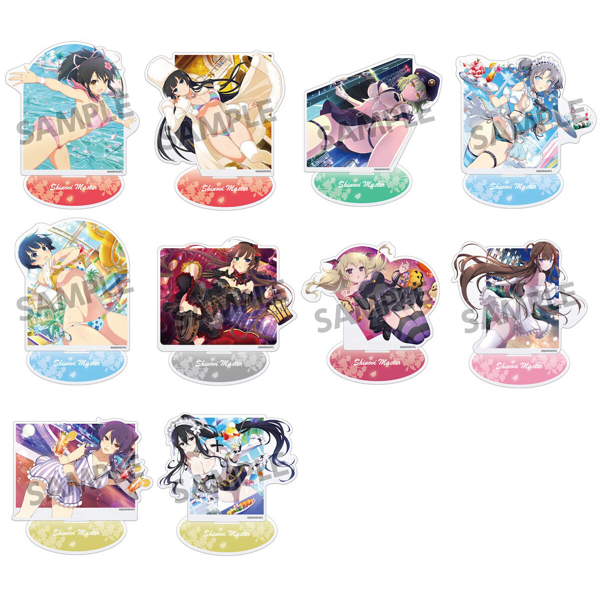 Shinobi Master Senran Kagura: New Link Visual Acrylic Plate