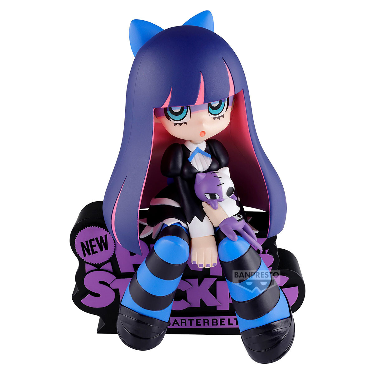 BE@RBRICK panty&stocking ホネコネコ　未開封 Banpresto Monitor Top Figz New Panty & Stocking with Garterbelt