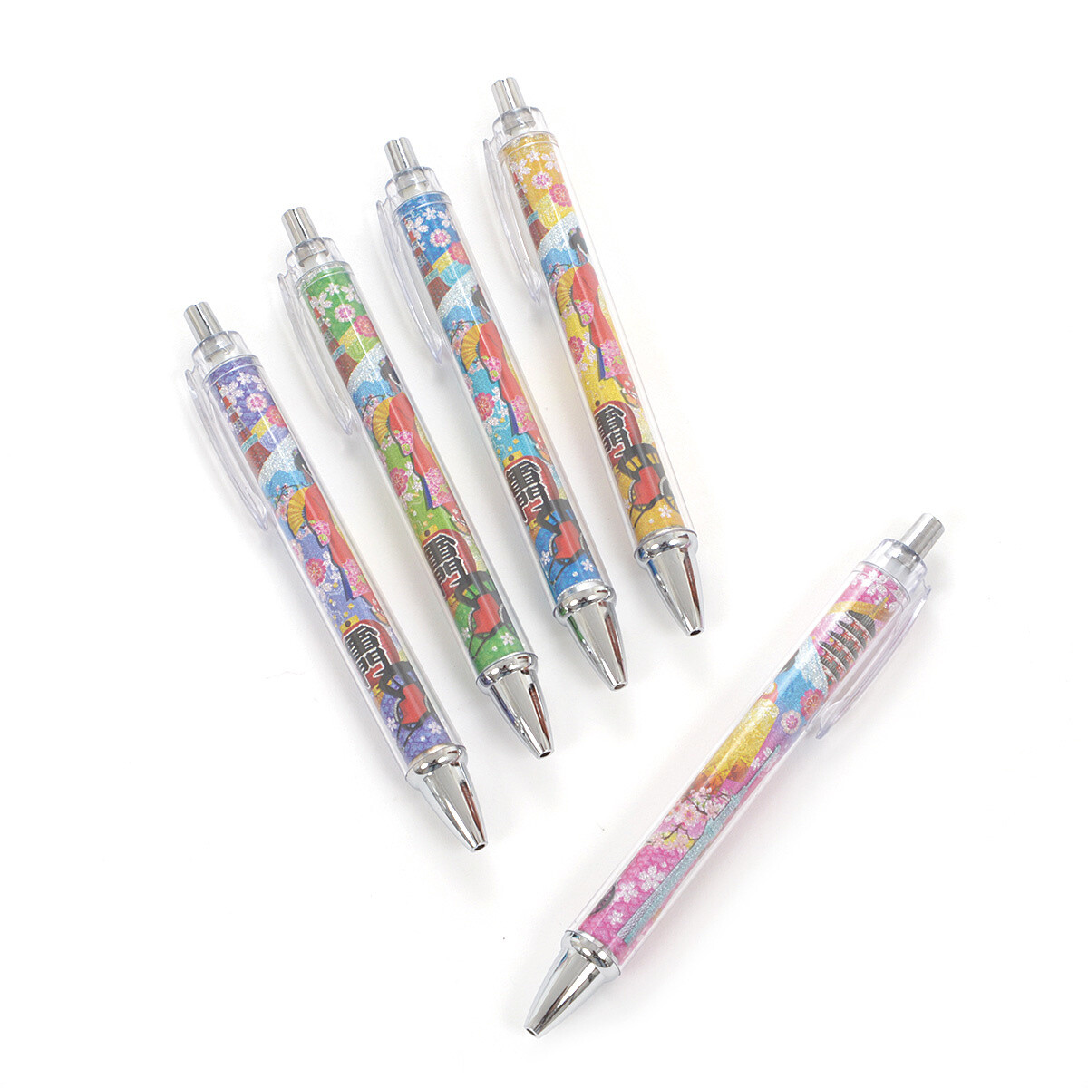 Souvenir Japan Sparkly Tokyo Ballpoint Pens - Tokyo Otaku