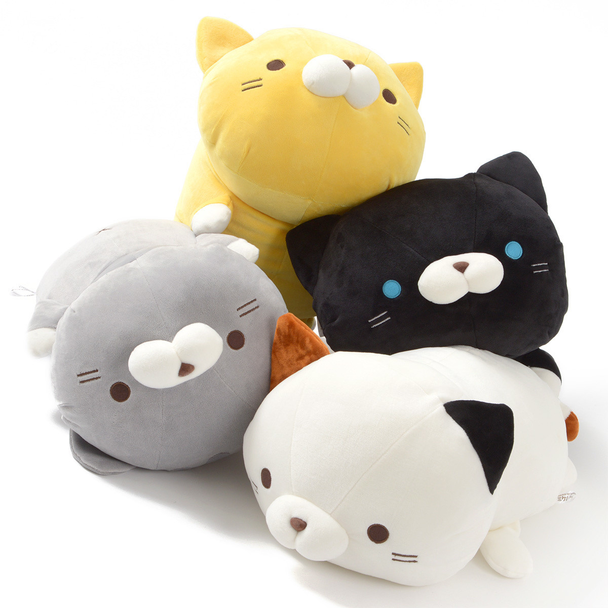 Mochikko Marshmallow Squishy Fluffy Tsum Neko Big Cushion Plush Beige Cat AM2647