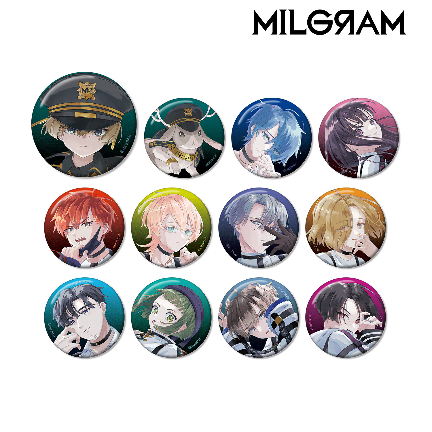 Milgram LIVE EVENT hallucination Ver. Trading Can Badge Complete Box ...