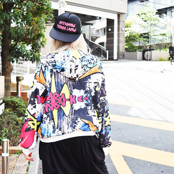 ACDC RAG Graffiti Zippered Hoodie: ACDC RAG - Tokyo Otaku Mode (TOM)