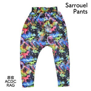 ACDC RAG Space Cat & Dinosaur Sarouel Pants: ACDC RAG - Tokyo Otaku ...