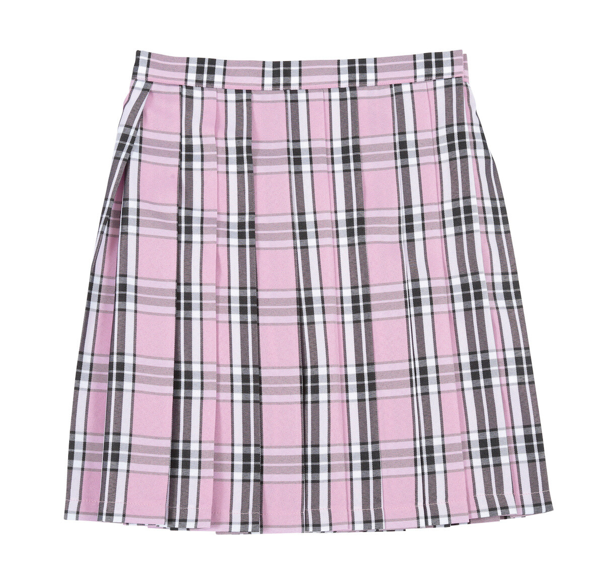 pink and black skirt