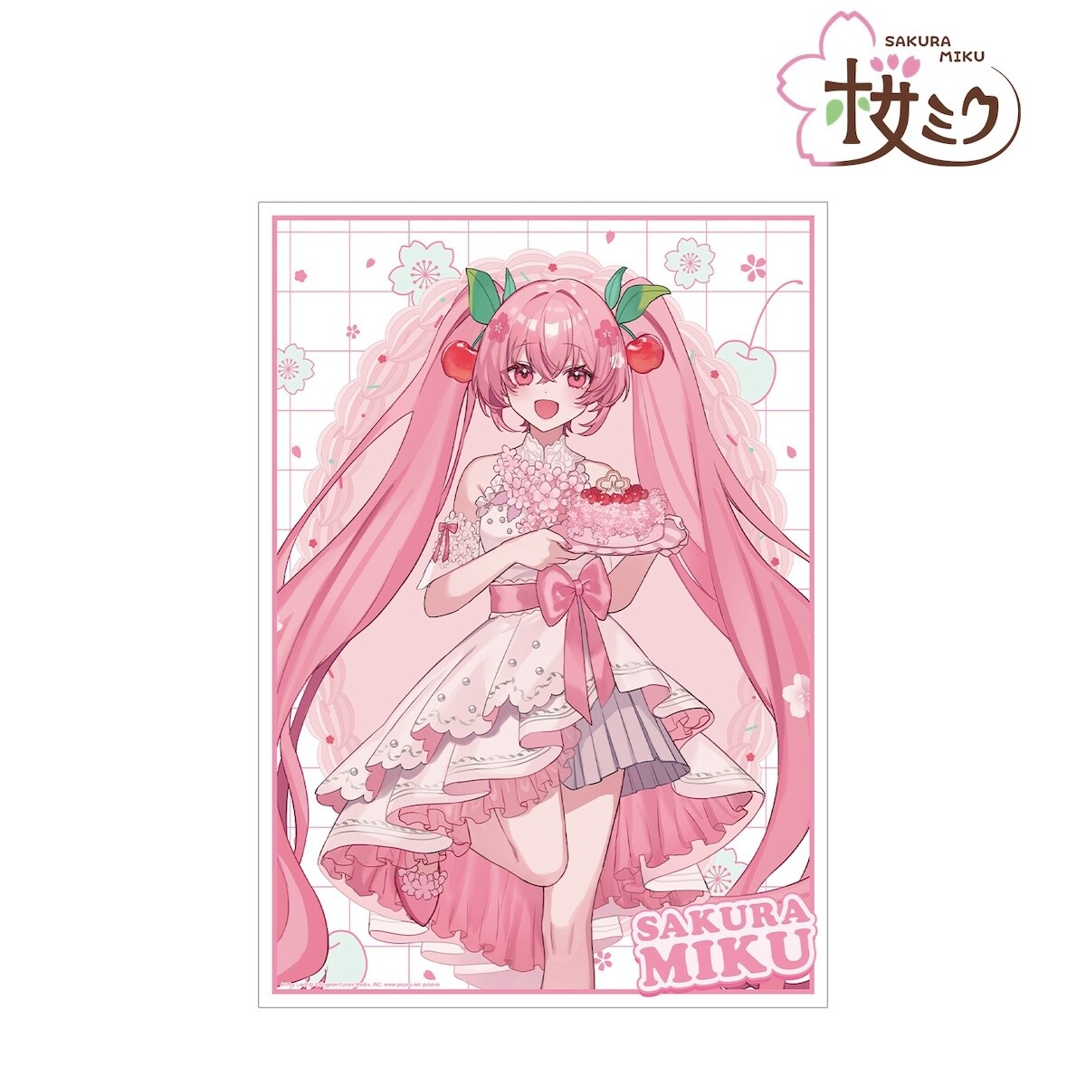 Sakura Miku: Sakura Party Ver. Art by Shugao A3 Matte Effect