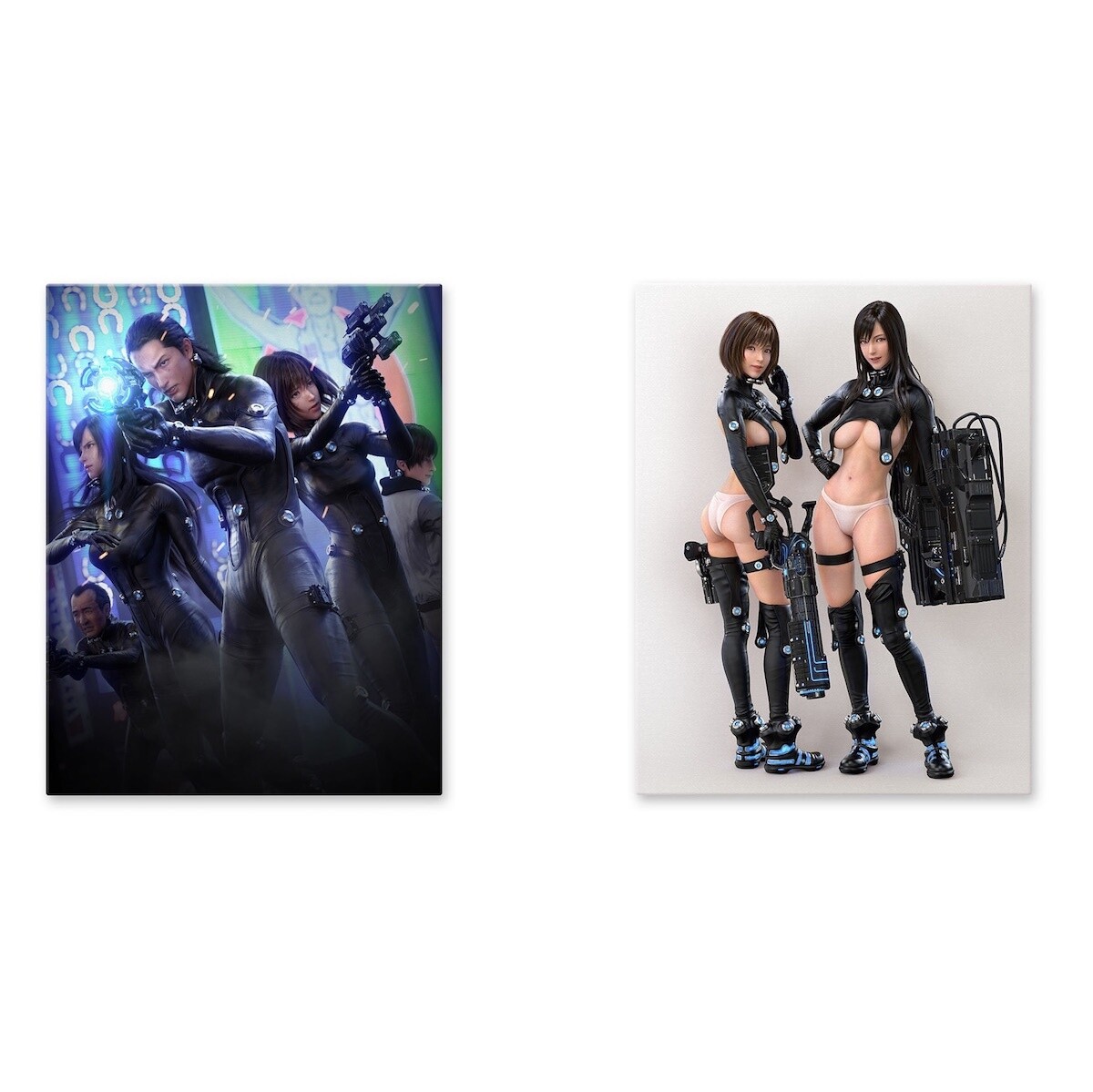 Gantz O Chara Fine Canvas Board Tokyo Otaku Mode Tom