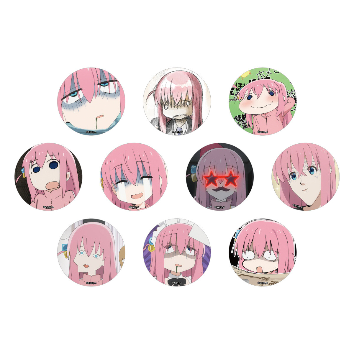 Bocchi - Hitori Bocchi Gotoh Funny Faces Sticker for Sale by aeeenry in  2023