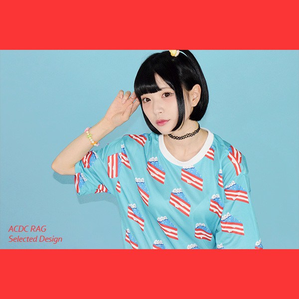 ACDC RAG USA Cake T-Shirt: ACDC RAG - Tokyo Otaku Mode (TOM)