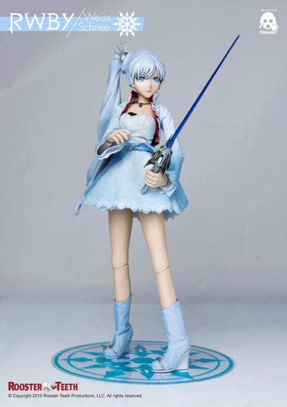 RWBY McFarlane Series 1 Weiss Schnee figure Anime popular Doll Toy Rare Japan