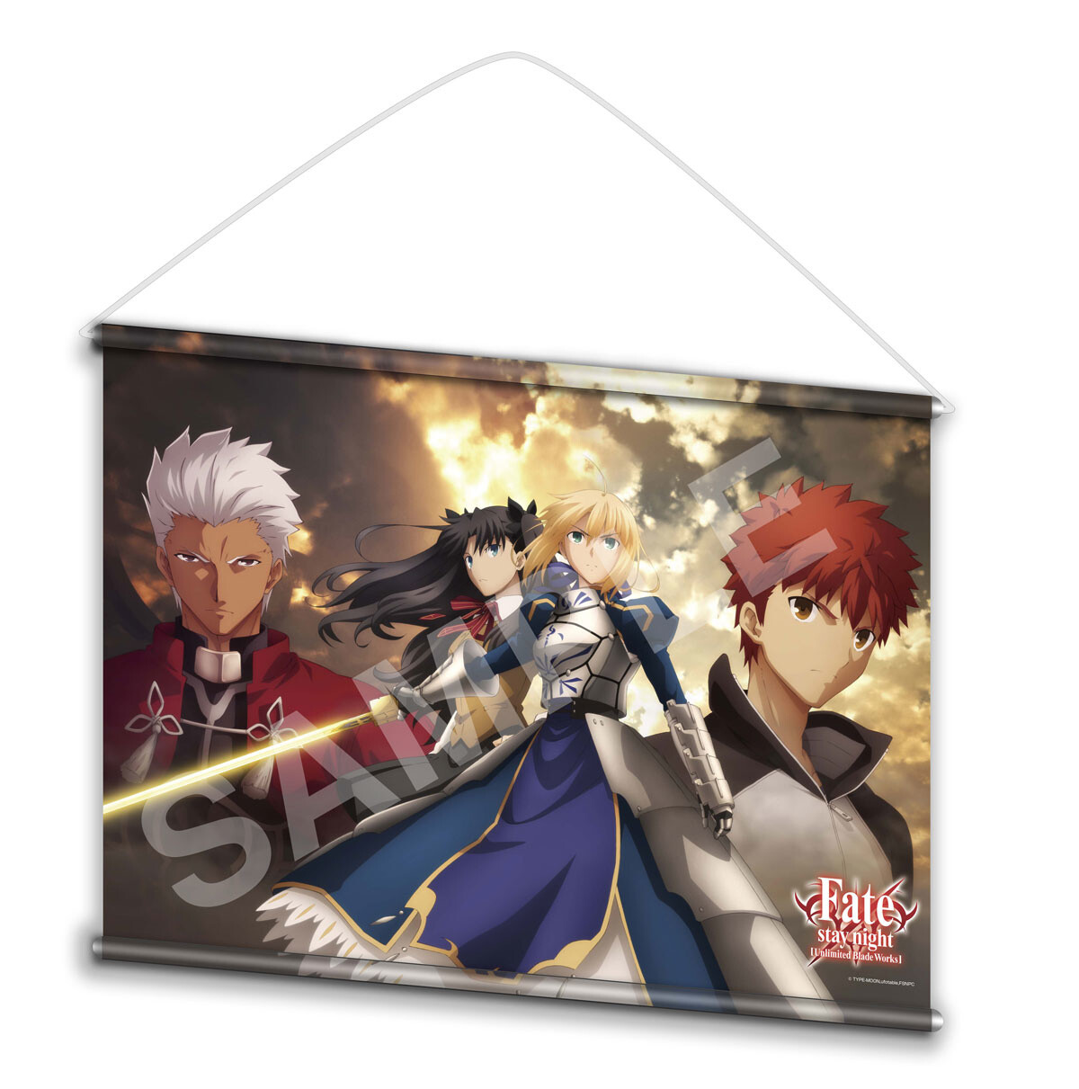 Fate Stay Night - Unlimited Blade Works Anime Characters Poster for Sale  by VincentRay2