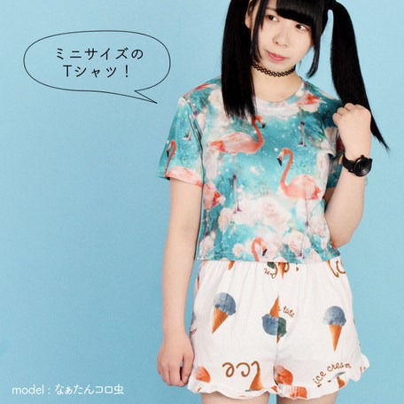 ACDC RAG Flamingo Crop Top - Tokyo Otaku Mode (TOM)