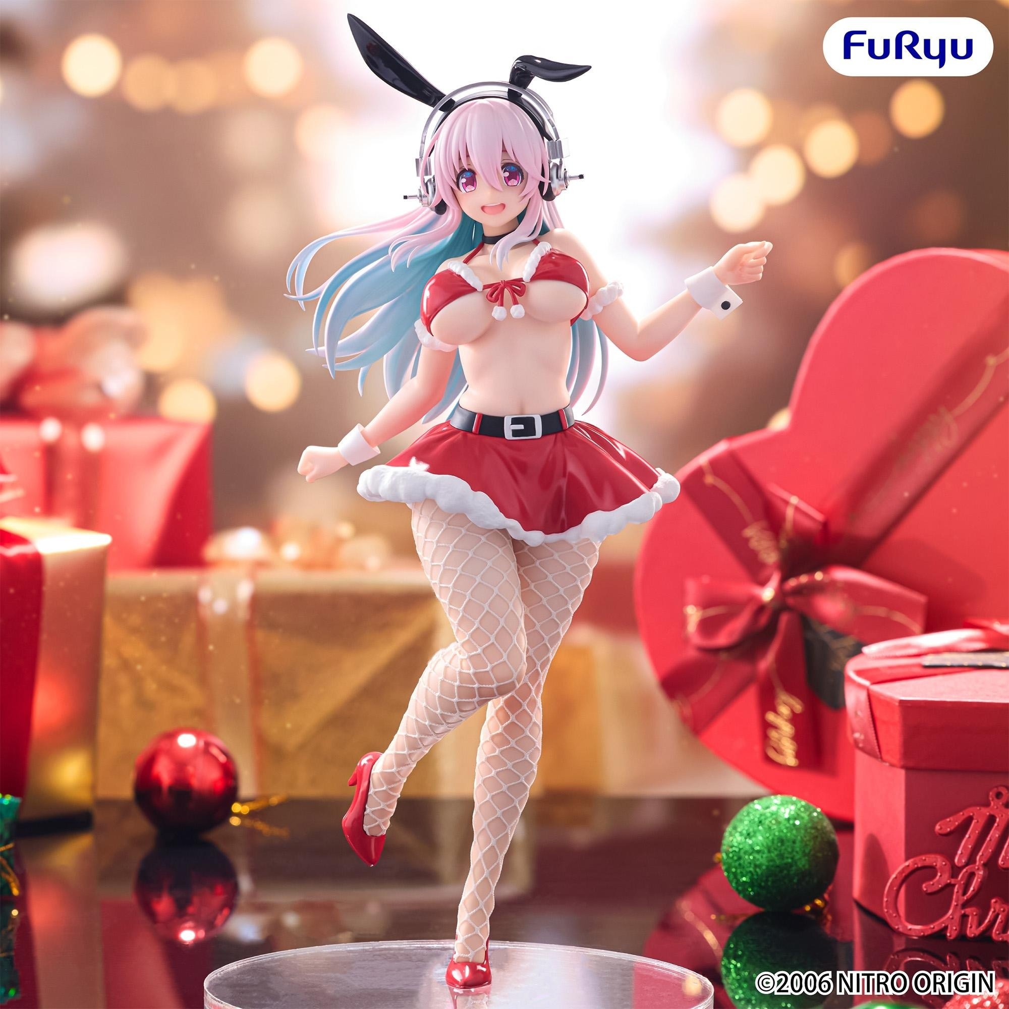 BiCute Bunnies Figure Super Sonico: Santa Ver. - Tokyo Otaku Mode