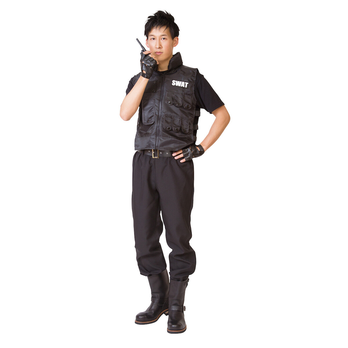 SWAT コスプレ 特価品 SWAT コスプレ 5点セット 2色5サイズ ハロウィン