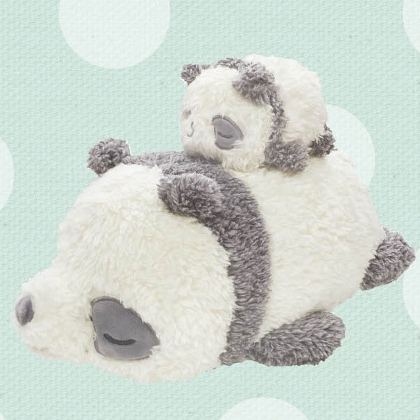 LivHeart Marshmallow Cocon Bolster Cushion Panda 