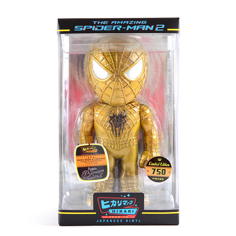 Hikari Premium Japanese Vinyl: 24K Gold Spider-Man