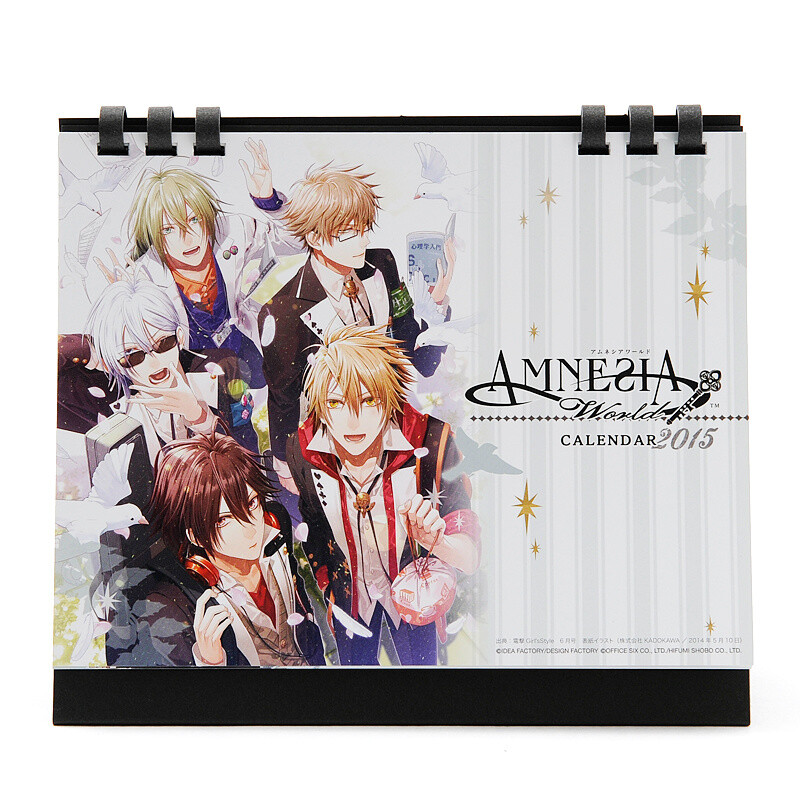 Amnesia 2015 Desktop Calendar Tokyo Otaku Mode (TOM)