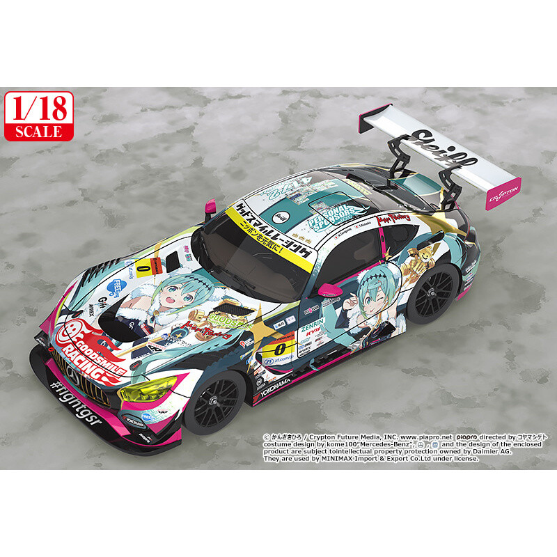 1/18 Scale Good Smile Hatsune Miku AMG: 2018 Final Race Ver.: Good