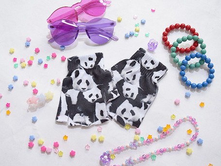 ACDC RAG Panda Fingerless Gloves: ACDC RAG - Tokyo Otaku Mode (TOM)