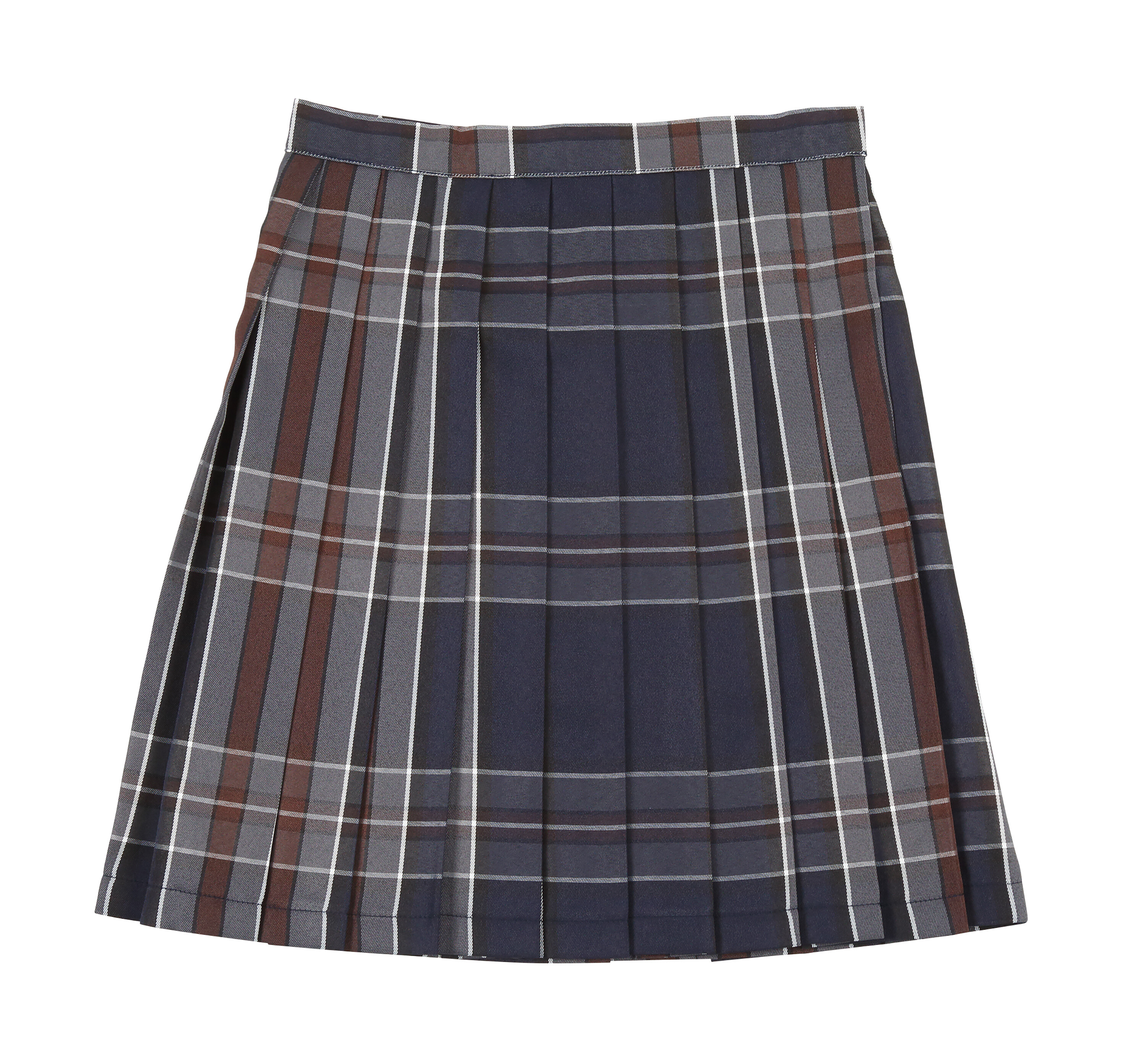 Teens Ever Navy Blue x Brown High School Uniform Skirt: Clearstone ...