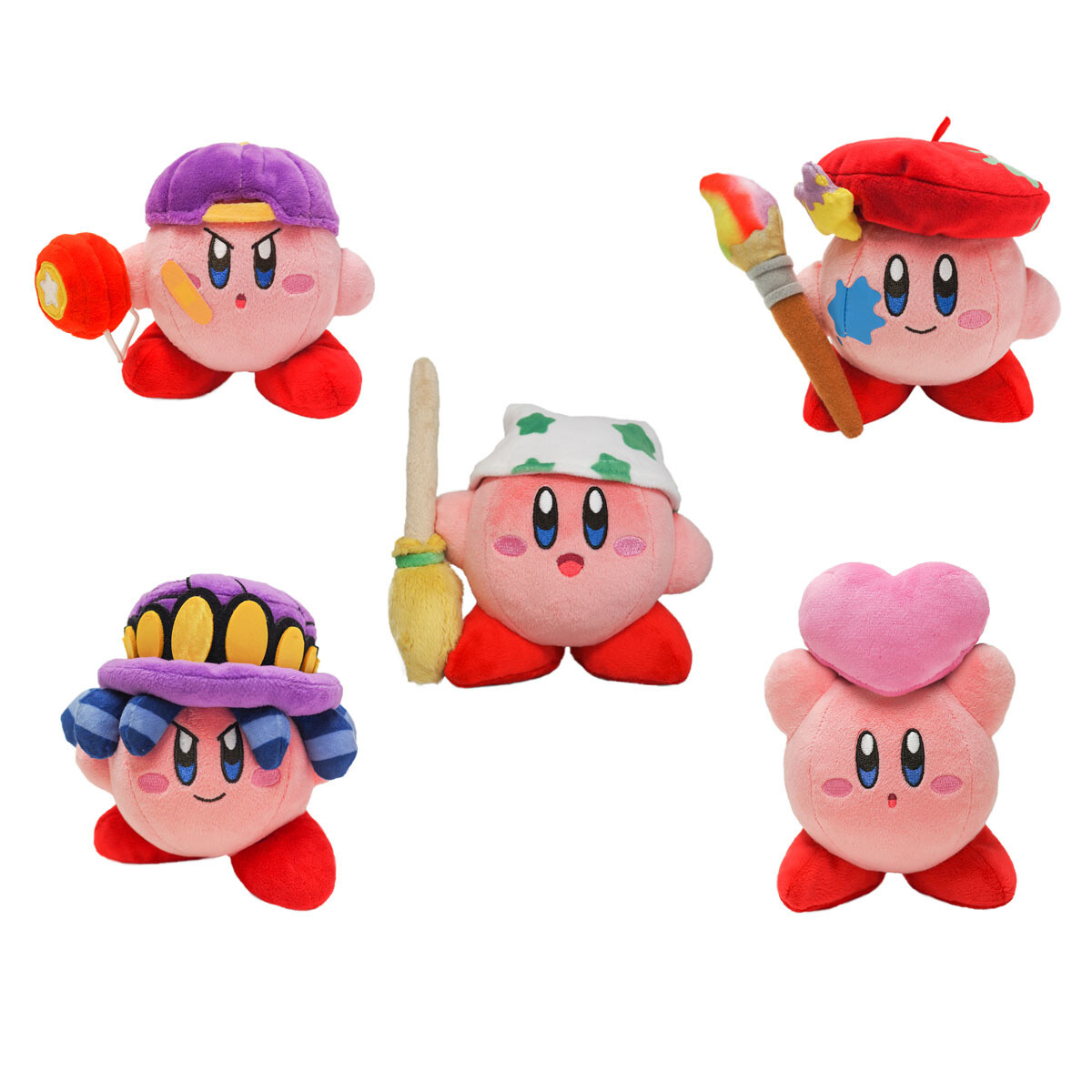 kirby with heart plush