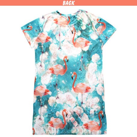 ACDC RAG Flamingo T-Shirt Dress - Tokyo Otaku Mode (TOM)