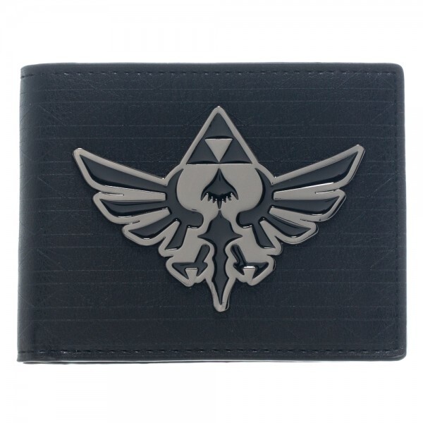 Nintendo Zelda Black Metal Badge Bi-Fold Wallet - Tokyo Otaku Mode (TOM)