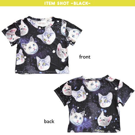 ACDC RAG Cat Crop Top: ACDC RAG - Tokyo Otaku Mode (TOM)