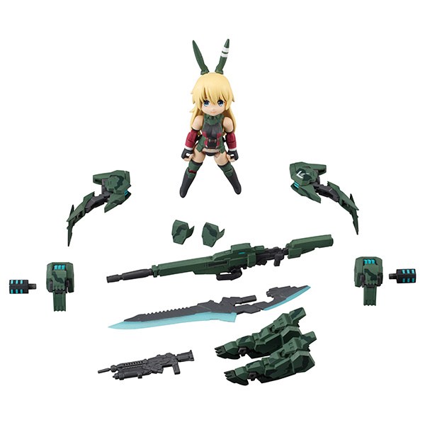 Megahouse Desktop Army Alice Gear Aegis Virginia Glynnberets Action Figure - Half-Built Armed Collectible Figure